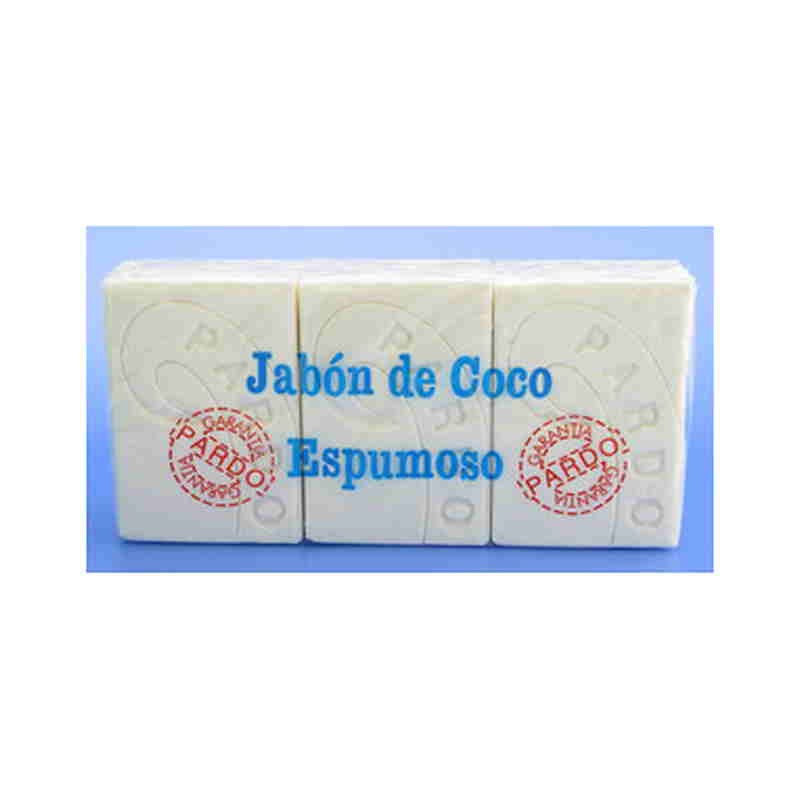 JABON DE COCO PARDO  3x250 grs.