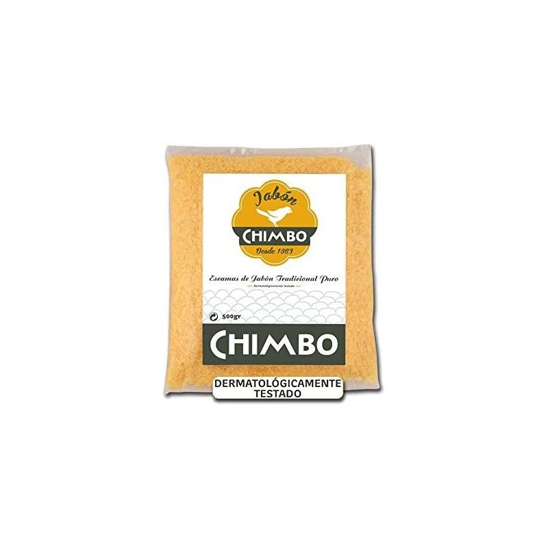 CHIMBO jabon en escamas tradicional puro 500  gr