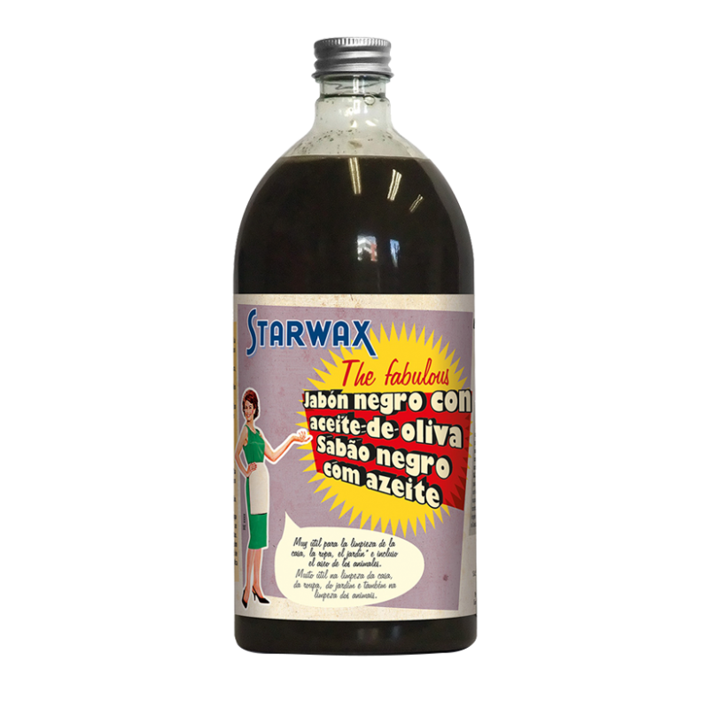STARWAX jabón negro con aceite de oliva 1l