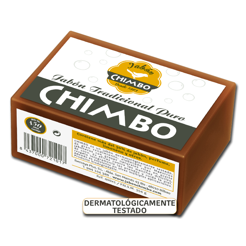 CHIMBO jabón tradicional puro 400 gr