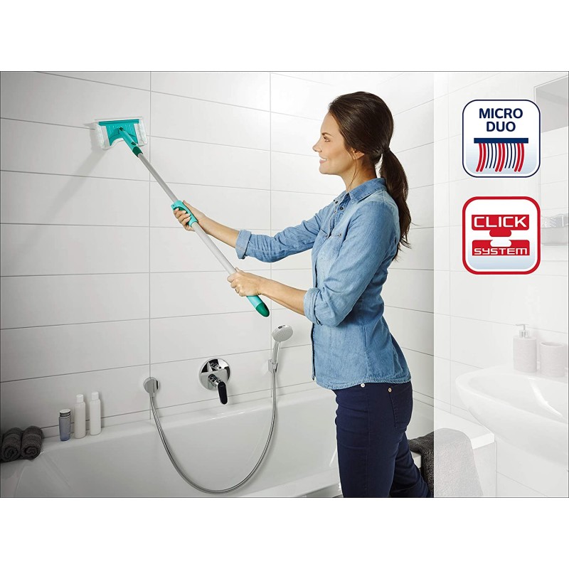 Mopa de microfibra con almohadilla de limpieza extraíble lavable para  limpiar suelos laminados, azulejos de madera y… - Multicleaners