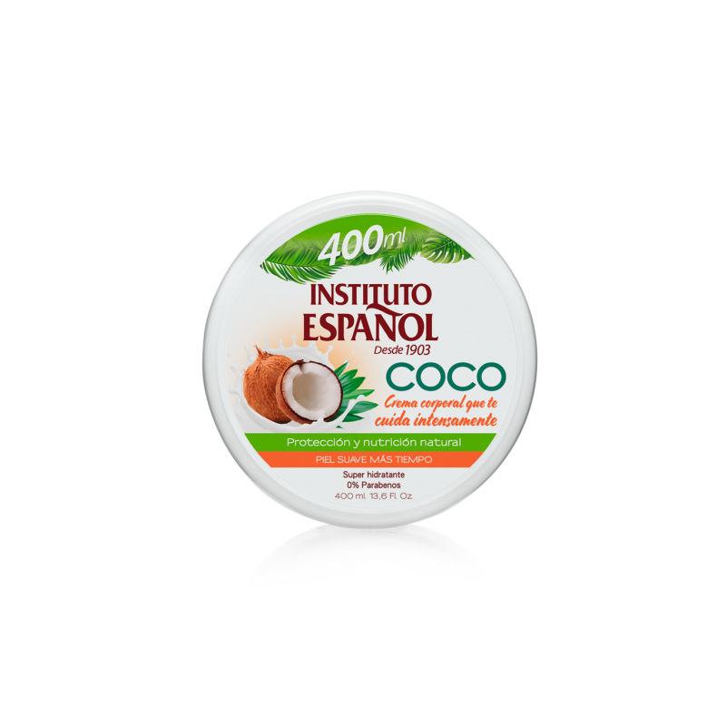 INSTITUTO ESPAÑOL Crema Hidratante de Coco 400 ML