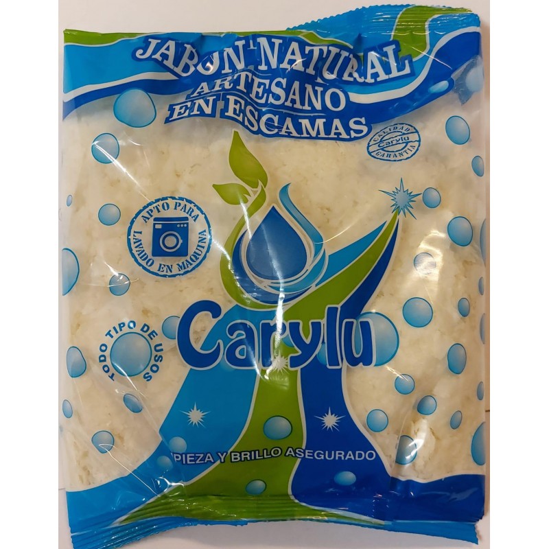 Carylu Jabón Artesano Blanco Escamas 350grs