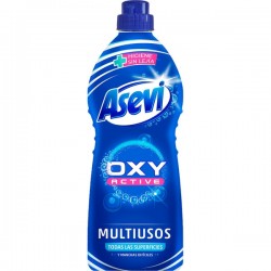 ASEVI Limpiador multiusos Oxy Active para todas las superficies botella 1,1 l