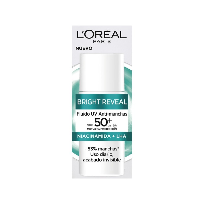 loreal paris bright fluido anti-manchas spf50+ 50ml