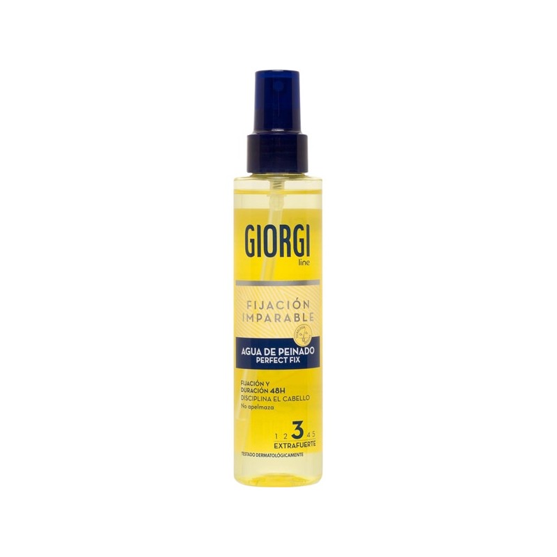 GIORGI Agua de peinado perfect fix 48 h fijación extra fuerte spray 150 ml