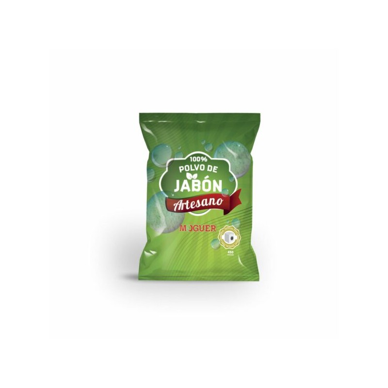 JABON VERDE EN POLVO MOGUER 450G