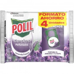 POLIL Colgador antipolillas lavanda envase 4 unidades