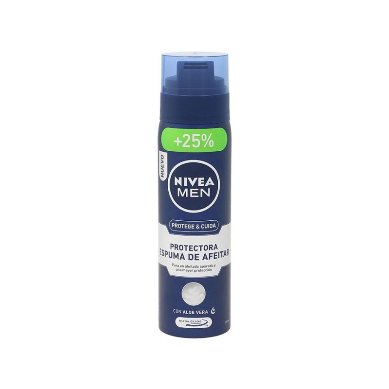 NIVEA espuma de afeitado protege & cuida 250+50ml
